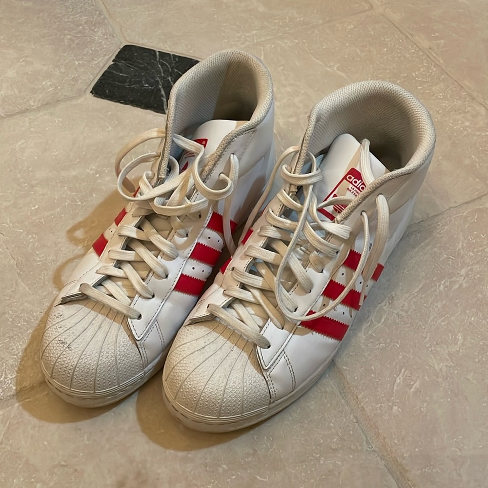 Adidas pro model high tops